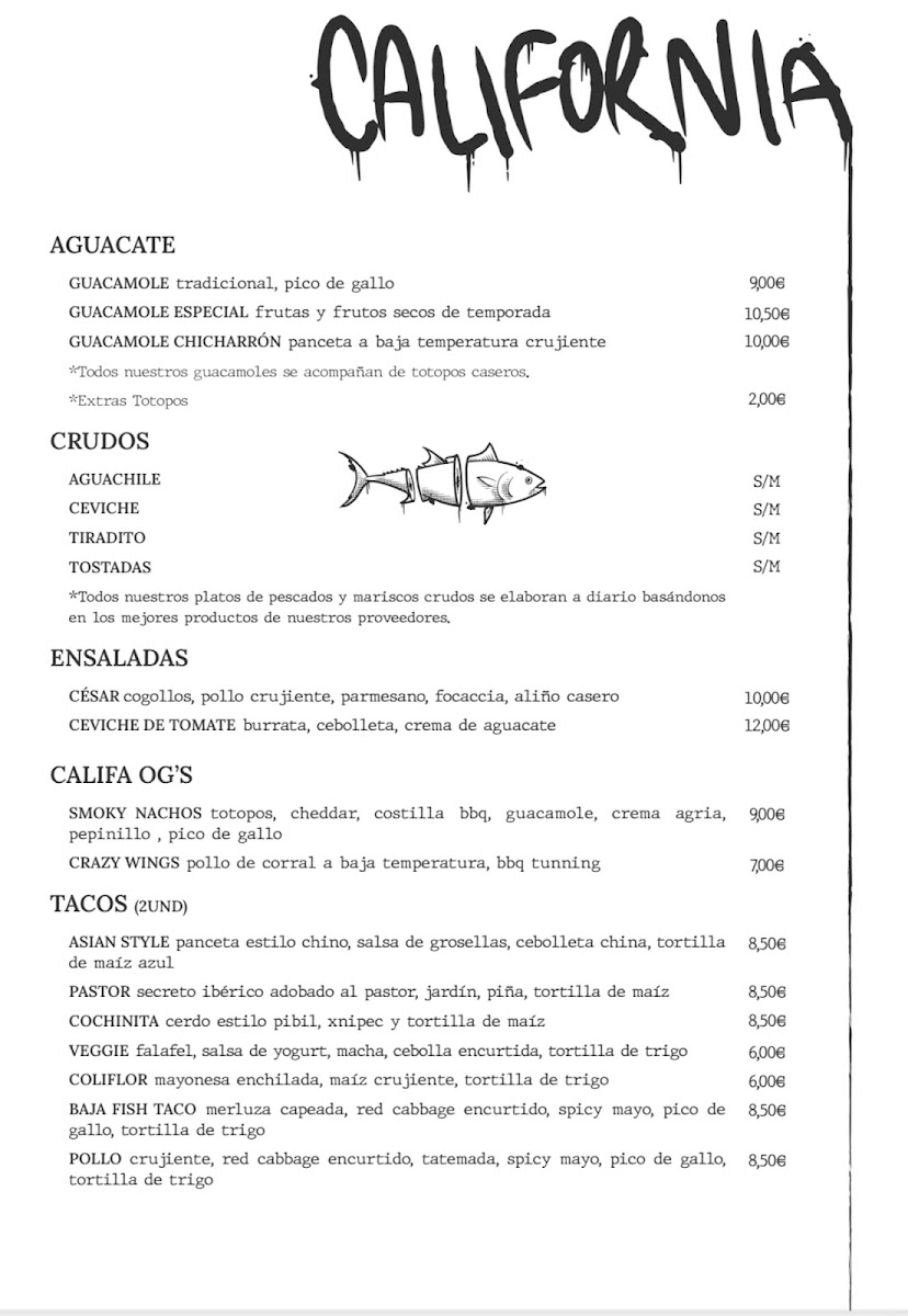 Menu California Street Food-3