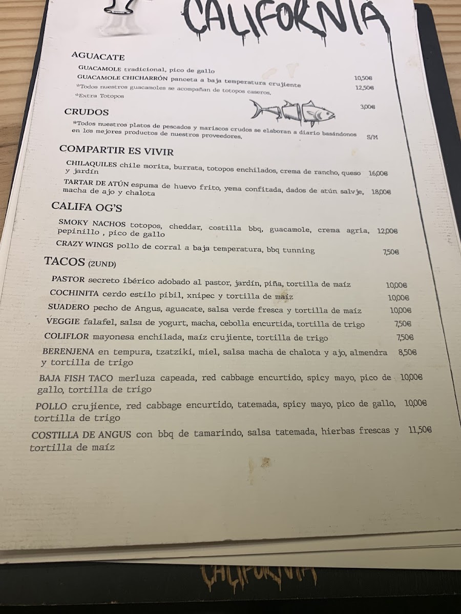 Menu California Street Food-8